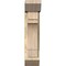 Ekena Millwork Merced Slat Rough Sawn Bracket w/ Offset Brace, Douglas Fir, 6"W x 14"D x 26"H BKT0604X14X26MRC06RDF - alternate 4
